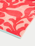 Pure Cotton Coral Beach Towel