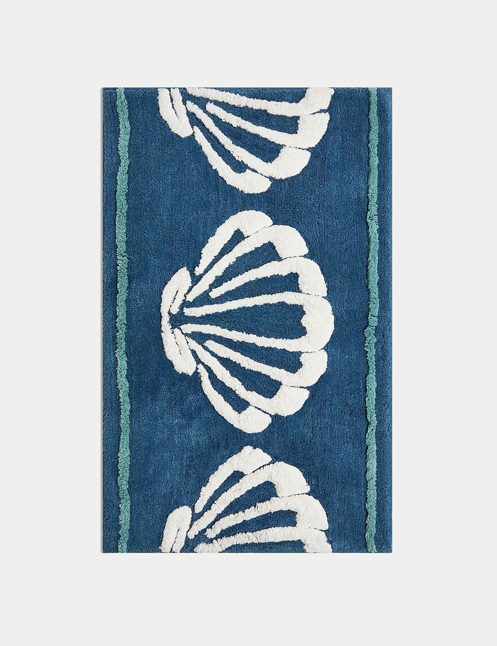 Pure Cotton Shells Bath Mat