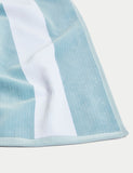 Pure Cotton Striped Sand Resistant Beach Towel