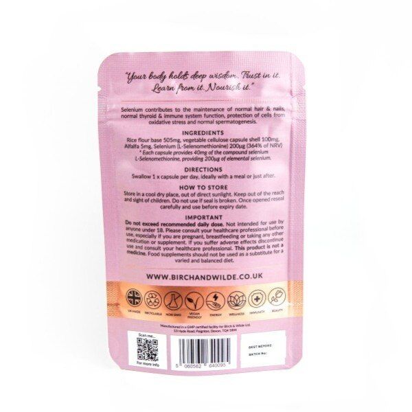 Pure Selenium Pouch - 60 Capsules