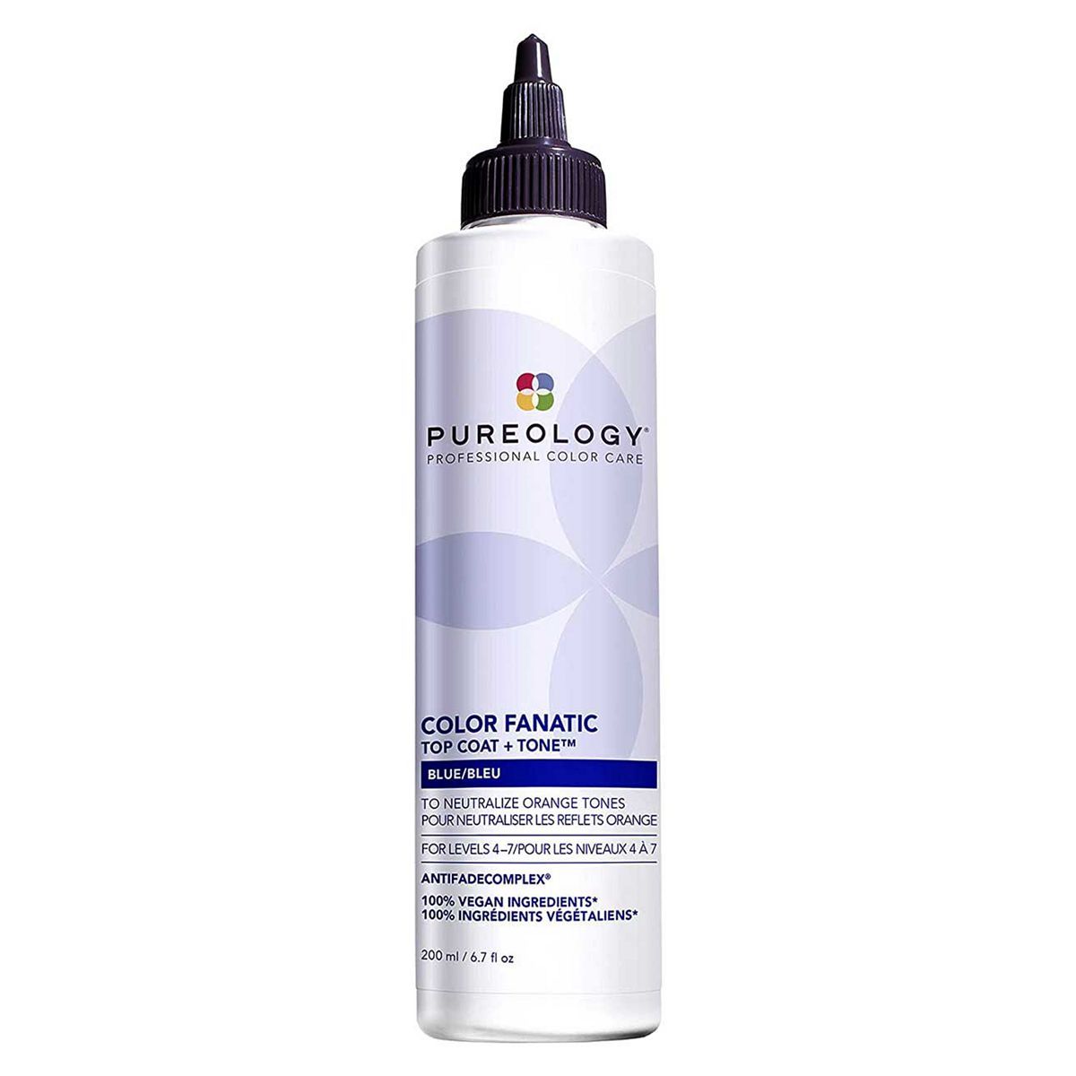 Pureology Color Fanatic Top Coat + Tone Blue Color Glaze Toner 200ml