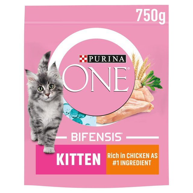 Purina One Kitten Chicken Dry Cat Food   750g