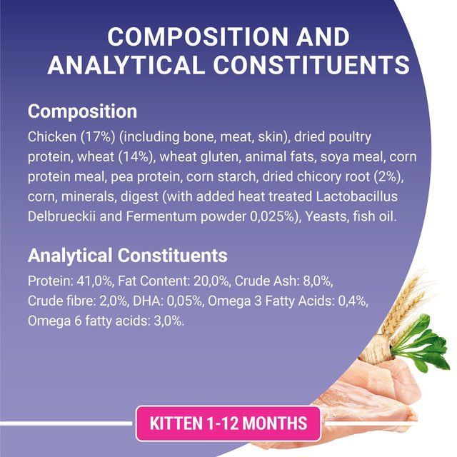 Purina ONE Kitten Chicken &amp;amp; Whole Grain   2.8kg