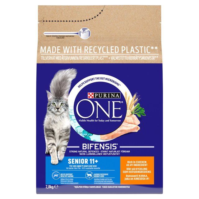 Purina ONE Senior 11+ Cat Chicken &amp;amp; Wholegrain   2.8kg
