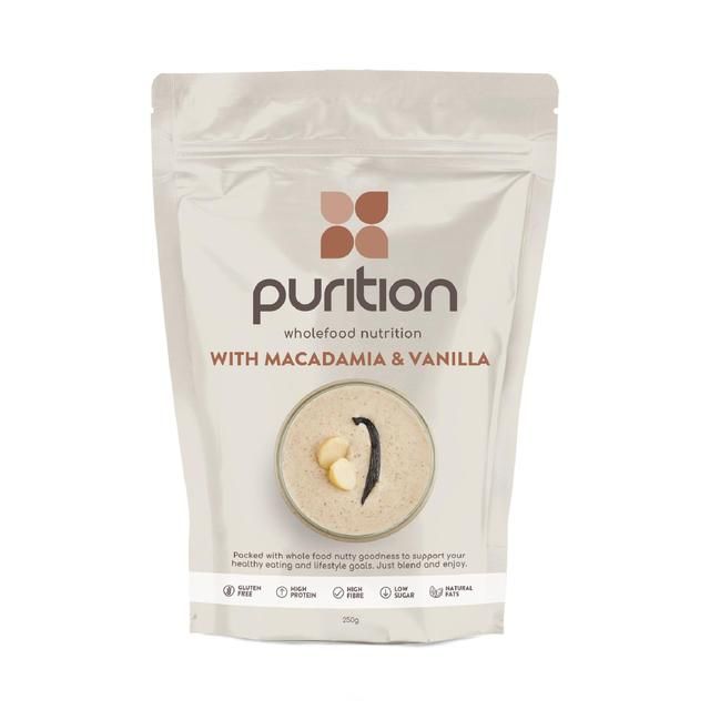Purition Macadamia &amp;amp; Vanilla Wholefood Nutrition Powder    250g