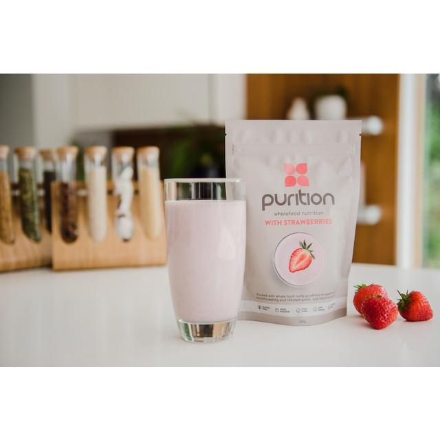 Purition Strawberries Wholefood Nutrition Powder    250g