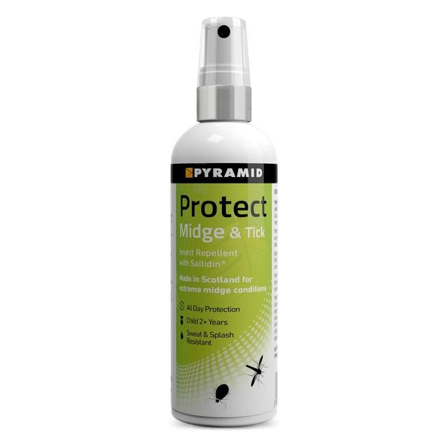Pyramid Protect Midge &amp;amp; Tick Insect Repellent Spray   100ml