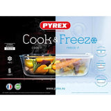 Pyrex Cook &amp;amp; Freeze Dish with Lid 19cm