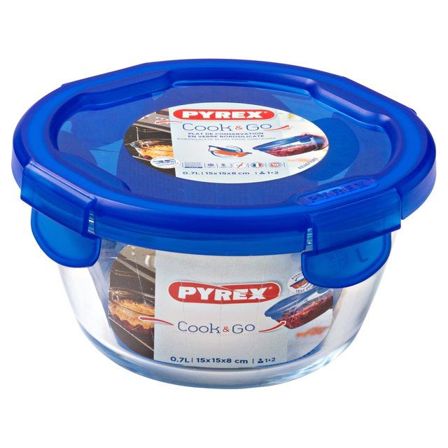 Pyrex Cook&amp;amp;Go Round Glass Roaster Small 15cm
