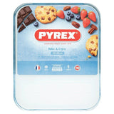 Pyrex Glass Baking &amp;amp; Oven Tray 32cm