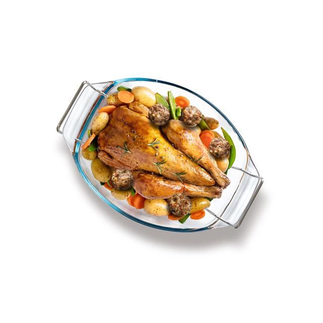 Pyrex Oval Roaster &amp;amp; Rack 39x27cm