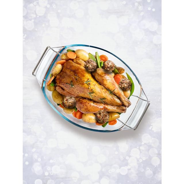 Pyrex Oval Roaster &amp;amp; Rack 39x27cm