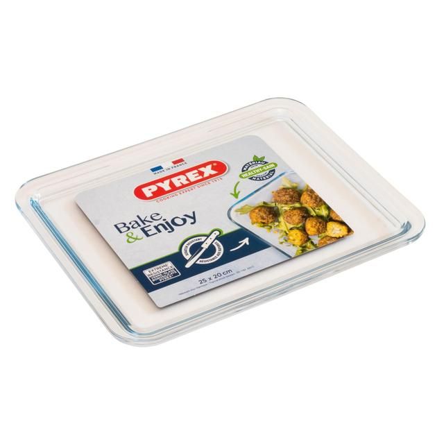 Pyrex Small Glass Baking &amp;amp; Oven Tray 25cm