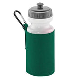 Quadra Water Bottle And Fabric Sleeve Holder Bottle Green