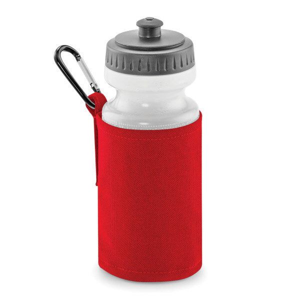 Quadra Water Bottle And Fabric Sleeve Holder (Pack of 2) Classic Red