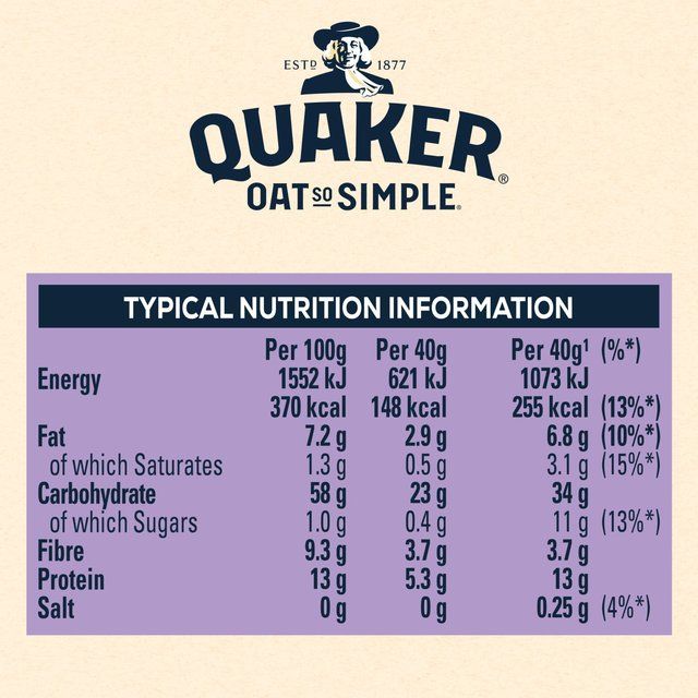 Quaker Oat Gluten Free Original Porridge Cereal   510g