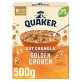 Quaker Oat Granola Golden Crunch Cereal   500g