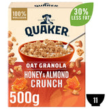 Quaker Oat Honey &amp;amp; Almond Granola 500g