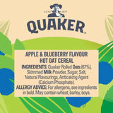 Quaker Oat So Simple Apple &amp;amp; Blueberry Porridge Cereal Pot   57g