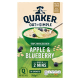 Quaker Oat So Simple Apple &amp;amp; Blueberry Porridge Sachets 10x36g