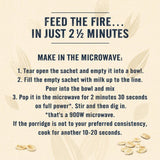 Quaker Oat So Simple Big Bowl Golden Syrup Porridge Sachets Cereal   6 per pack