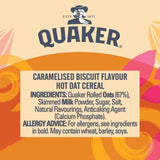 Quaker Oat So Simple Caramelised Biscuit Porridge Cereal Pot   57g