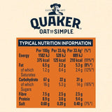 Quaker Oat So Simple Caramelised Biscuit Porridge Cereal Sachets   10 per pack