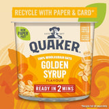 Quaker Oat So Simple Golden Syrup Porridge Cereal Pot   57g