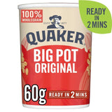 Quaker Oat So Simple Original Porridge Cereal Big Pot   60g