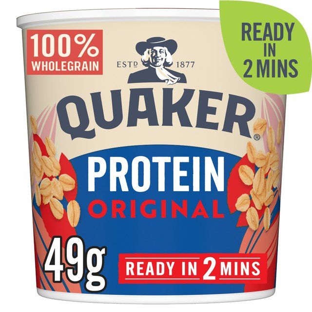 Quaker Oat So Simple Protein Porridge Cereal Pot Original    49g