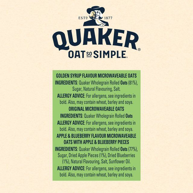 Quaker Oat So Simple Variety Pack Porridge Sachets Cereal   9 per pack