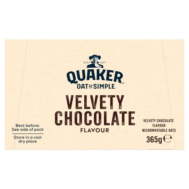 Quaker Oat So Simple Velvety Chocolate Porridge Cereal Sachets   10 per pack