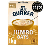 Quaker Oats Jumbo Rolled Oats Porridge Cereal   1kg
