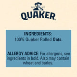 Quaker Rolled Oats Porridge Cereal   1kg