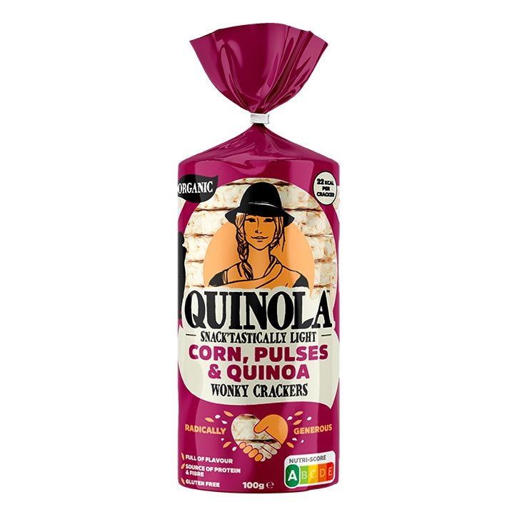 Quinola Organic Pulses &amp;amp; Quinoa Cakes 100g