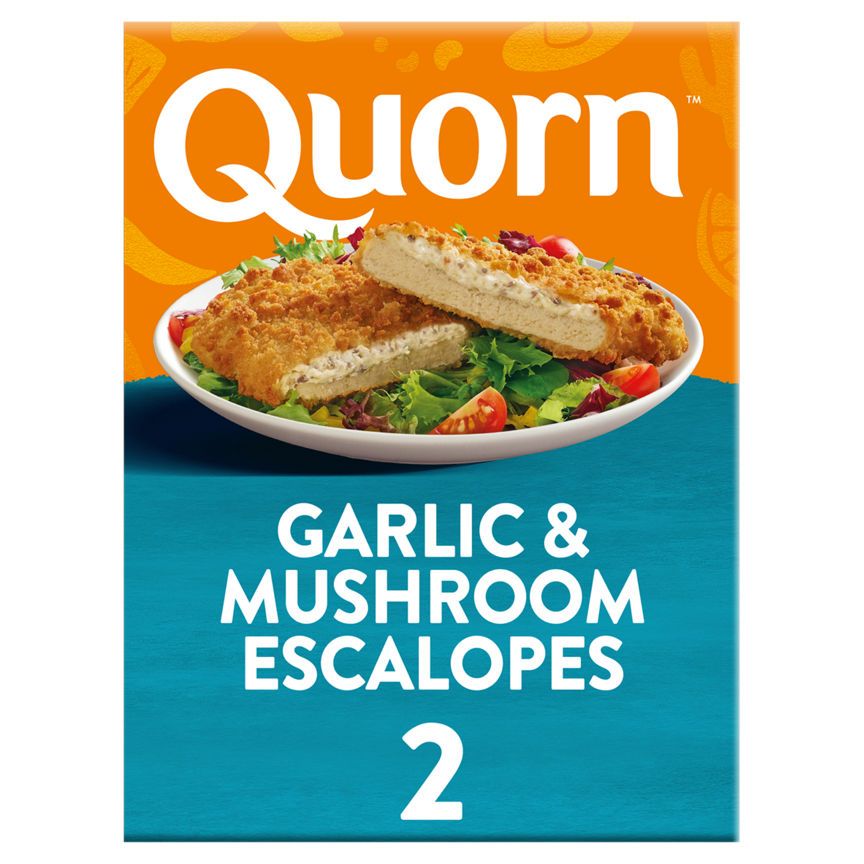 Quorn Vegetarian 2 Garlic &amp;amp; Mushroom Escalopes