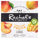 Rachel's Organic Luscious Fruits Peach &amp;amp; Mango   4 x 110g