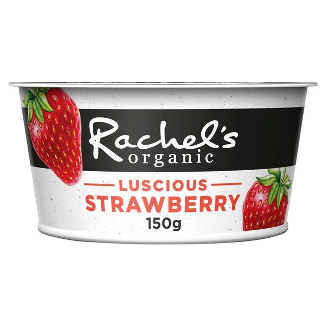 Rachel's Organic Yog Thick &amp;amp; Creamy Forbidden Strawberry   150g