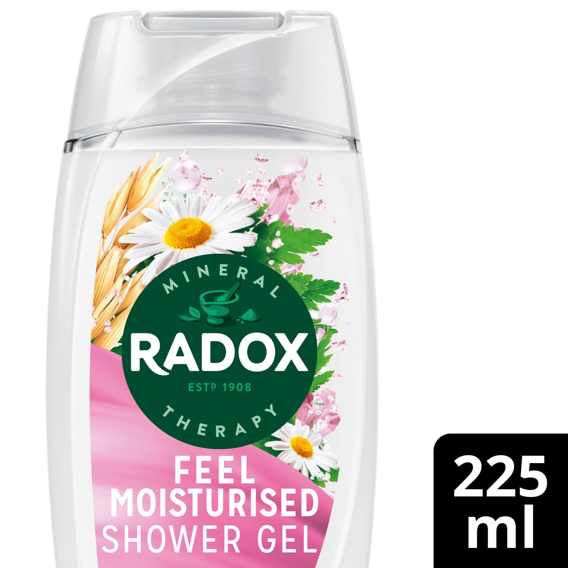 Radox Feel Moisturised Shower Gel Chamomile &amp;amp; Oat Body Wash 225ml