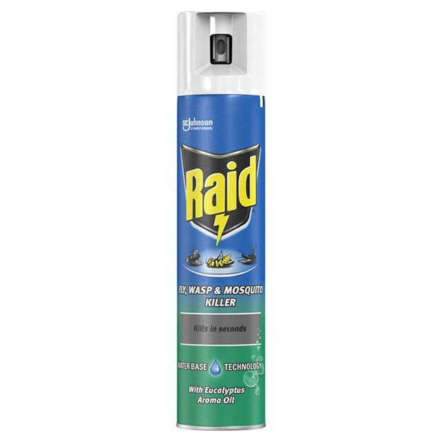 Raid Fly Wasp &amp;amp; Mosquito Killer with Eucalyptus Aroma Oil   300ml