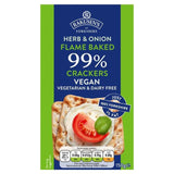 Rakusen's Yorkshire Herb &amp;amp; Onion Flame Baked Crackers   150g