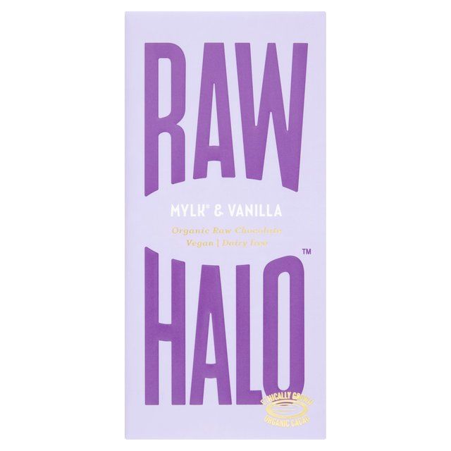 Raw Halo Vegan Mylk &amp;amp; Vanilla Chocolate Bar   70g