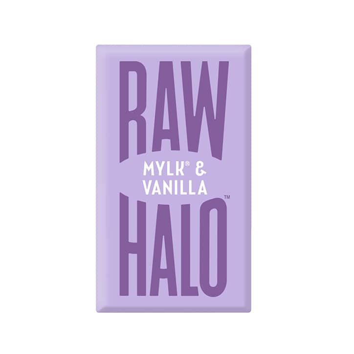 Raw Halo Vegan Mylk &amp;amp; Vanilla Raw Chocolate 22g