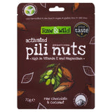 Raw &amp;amp; Wild Activated Pili Nuts Raw Chocolate &amp;amp; Coconut Organic   70g