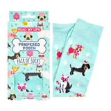 Read My Lips Pampered Pooch Socks