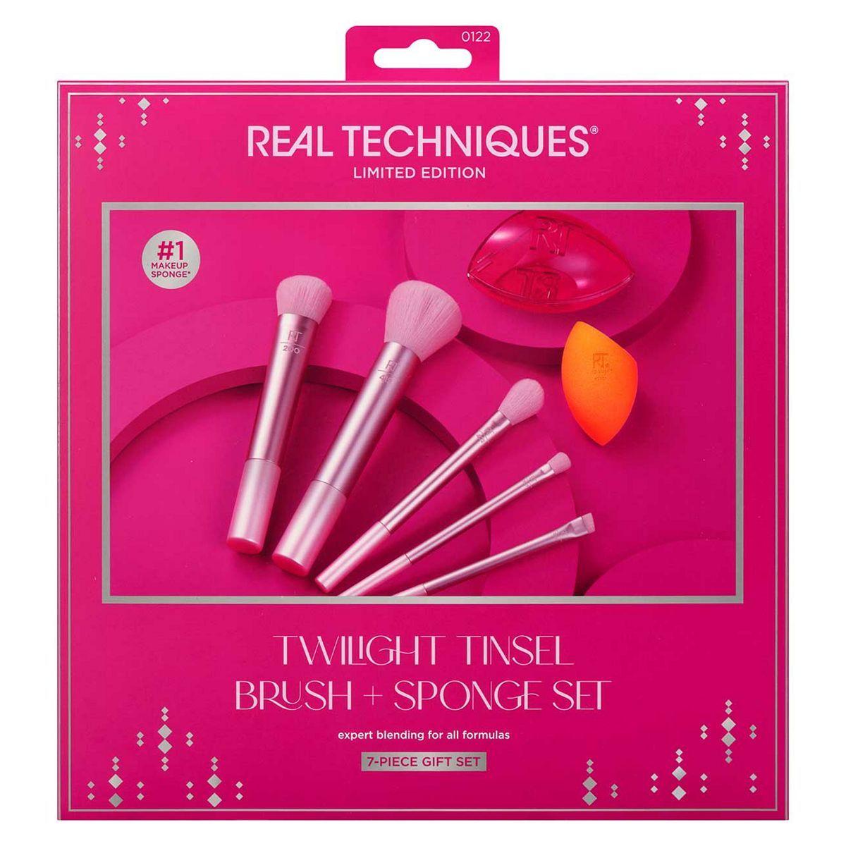 Real Techniques Limited Edition Twilight Tinsel Brush + Sponge Kit