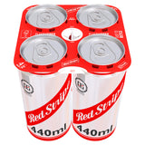 Red Stripe Jamaica Lager Beer Cans x4 440ml