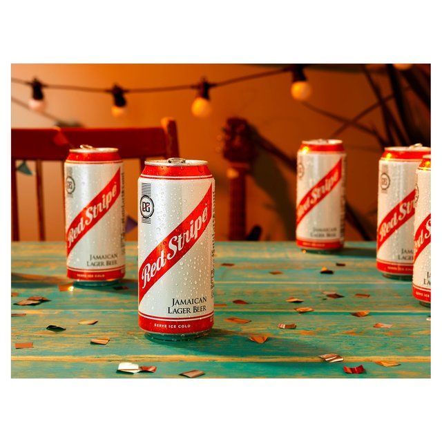 Red Stripe Jamaican Lager Beer Cans   4 x 440ml