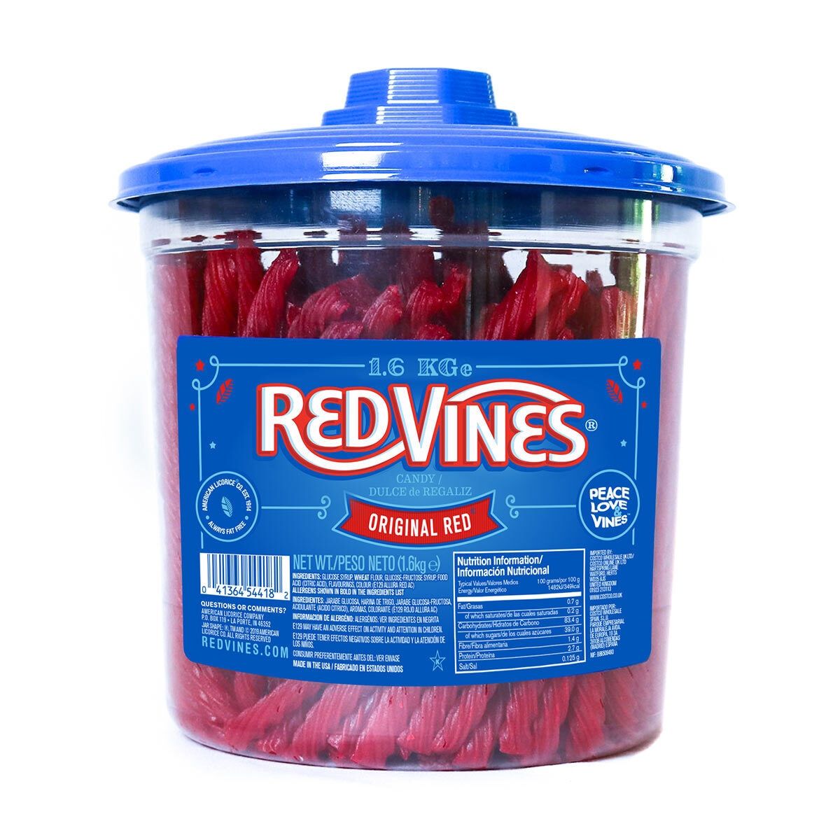 Red Vines Original Twists, 1.6kg