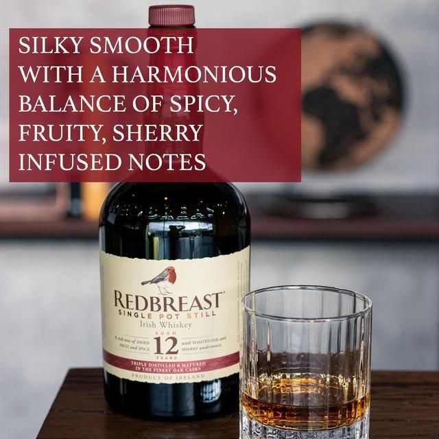 Redbreast 12 Year Old Single Pot Still Blended Irish Whiskey   70cl